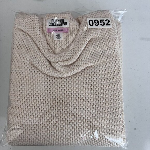 Future Collective Alani Noelle XXL Crochet Fringe Midi Tank Dress Stretch Beachy - Picture 14 of 16